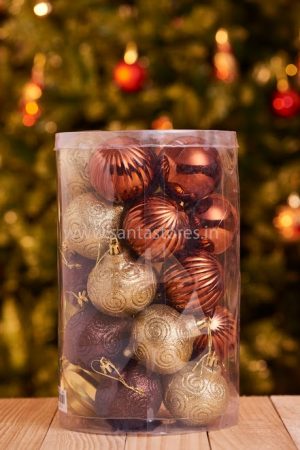 Platinum Ball Ornament Collection(Chocolate brown)