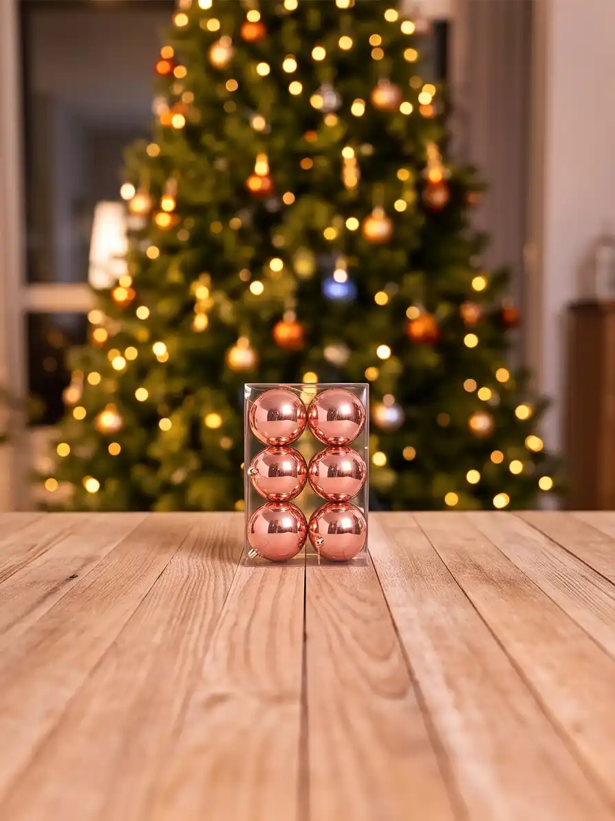 buy-1--cm-rose-gold-christmas-baubles-online-india.webp 10 cm rose gold Christmas tree decorations