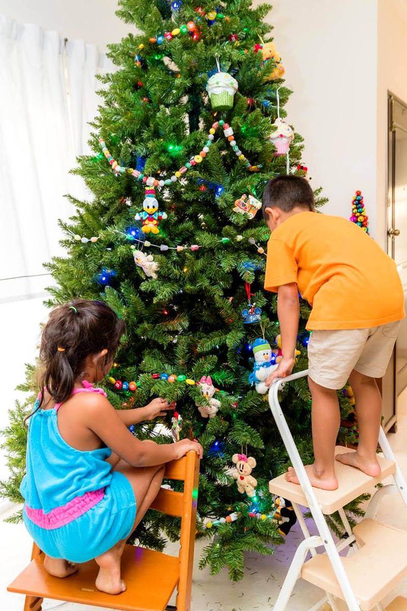 Christmas trees bought online from Santa Stores India in premium artificial designs for festive decoration