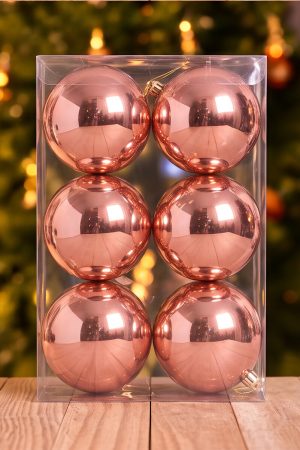 Rose Gold Baubles