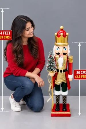 80 cm (2.6 Feet) Christmas Nutcracker Soldier Teddy Bear