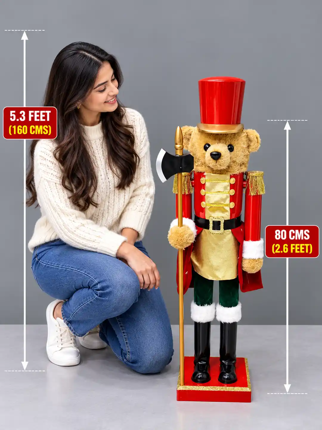 80 cm (2.6 Feet) Christmas Nutcracker Soldier